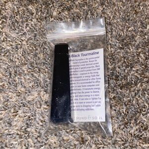 NWT Black Tourmaline Crystal Tower